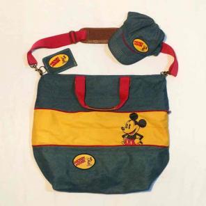 Vintage Disney Mickey Mouse Denim Tote