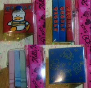 Vintage sanrio pekkle mini memo pad set.