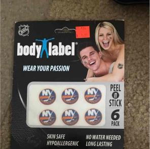 NY islander stickers
