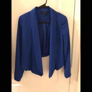 Royal blue blazer