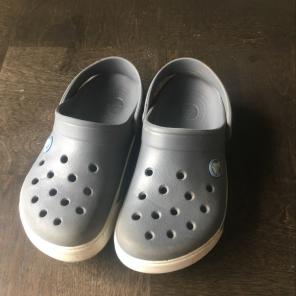 Kids Grey Crocs