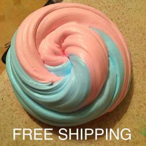 8oz Cotton Fluffy Slime free shipping