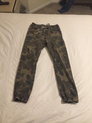Army Print Joggers