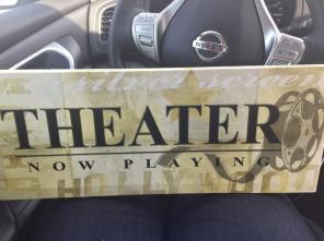 Like New Theater Now Showing Sign