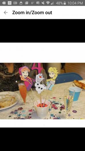 Frozen centerpieces