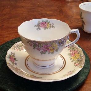 Vintage Teacup & Saucer Colclough