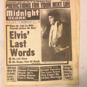 Elvis magazine 1977 free ship