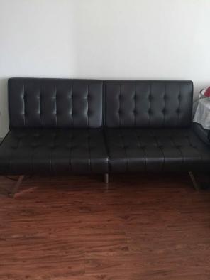 Convertible futon couch bed