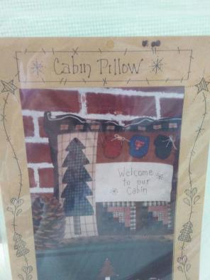Pattern for pillow.Welcome to our cabin