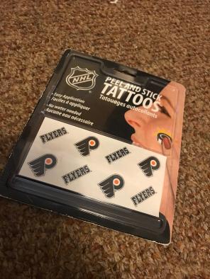 Flyers Face Tattoos