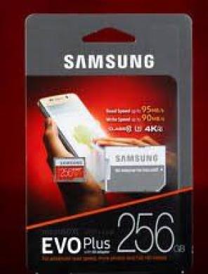 Samsung Evo SD Card 256GB On Sale