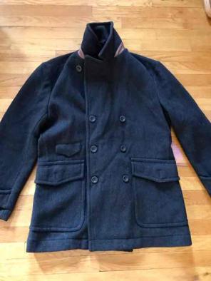 Timberland Herringbone Brown Peacoat L