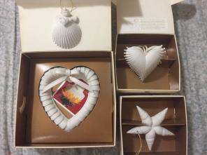 Margaret Furlong Ornament Lot Heart Love