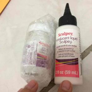 Sculpey gloss and liquid clay