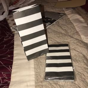 Black And White Mini Gift Bags
