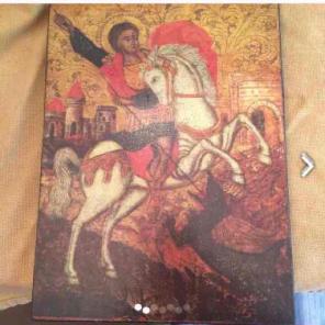 St. George and the Dragon icon