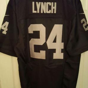 New 2XL Raiders Marshawn Lynch Jersey