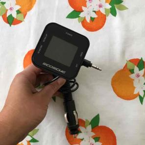 Scosche FM transmitter with Headph jack