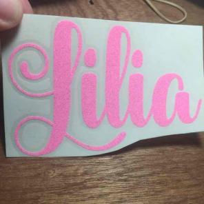 Name decal