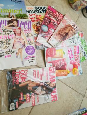 FS! 8 Misc. MAGAZINES! GLAMOUR, ECT