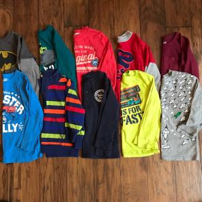 Assorted 4T Boys Long Sleeve Shirts