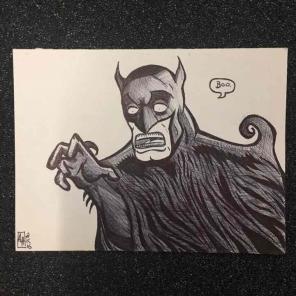 Batman Original Art Sticker