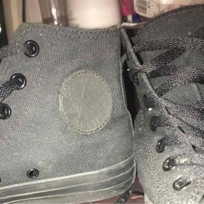 All black converse