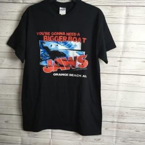 Orange Beach JAWS Souvenir Tee Size Med