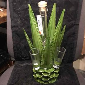 Handmade Agave Tequila Set w/ Glasses