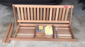 Jennings 4ft Wooden Swing with chains