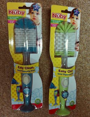 NUBY Soap Dispensing Bottle Brushes Baby