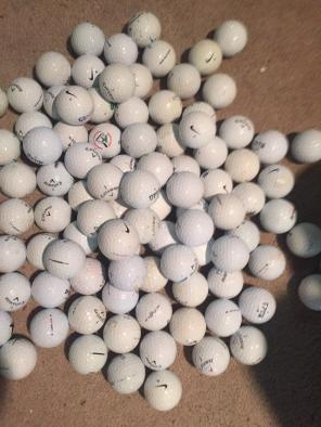 100 Used Golf Balls In Excellent Conditi