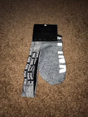 socks and headband