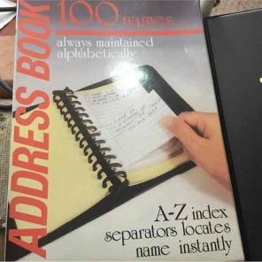 Address book 100 names