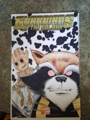 Guardians of the galaxy sketch original
