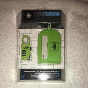 2 in 1 luggage security kit