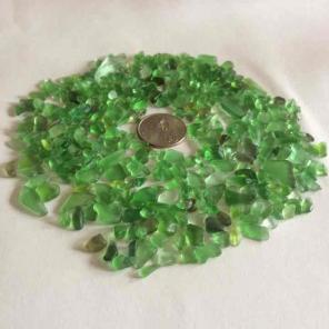Green sea glass #002