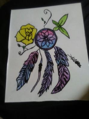 Dream catcher painting
