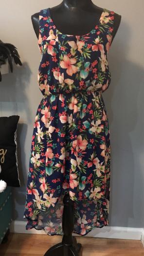 Floral High-low Dress