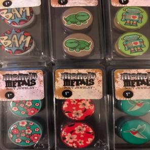 Hot Topic Morbid Metals 1"Inch Plugs