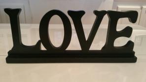 LOVE Table Sign