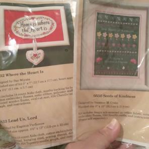 Cross Stitch Kits Set Of Two
