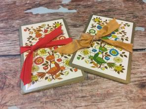 Fall Flowers & Peacock Playing Cards-10