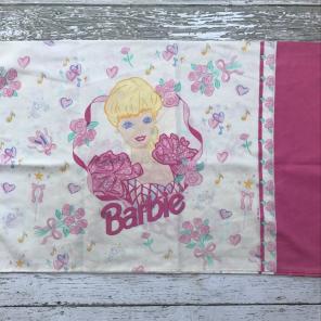 Vintage 1995 Barbie Girl Pillow Case