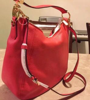 Michael KorsLeather Fulton Sienna Tote