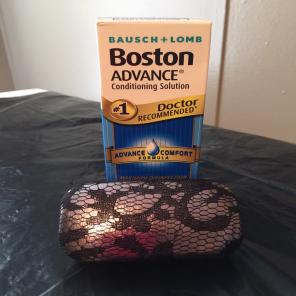 Contact Lens Solution And Carrying Case