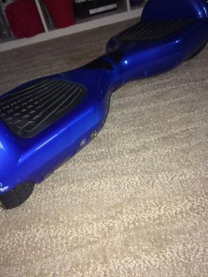 Blue hoverboard