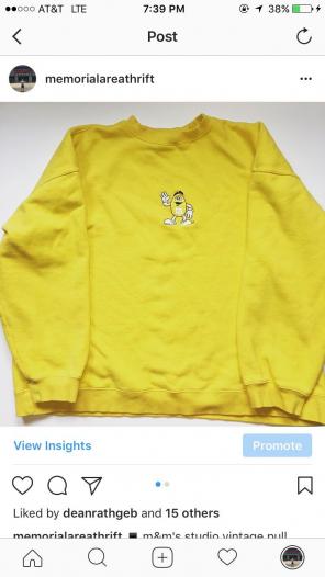 M&m Crewneck Pullover