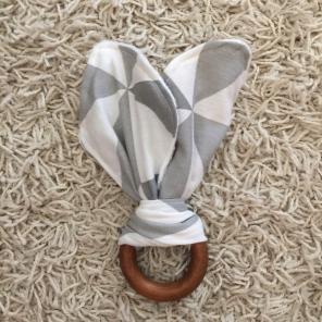 Crinkle Wooden Teether Toy