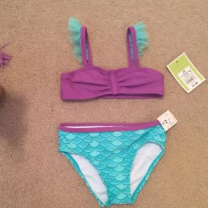 2T Mermaid Bikini Swimsuit Nwt